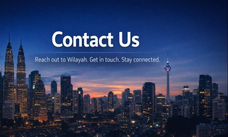 Contact Us - Wilayah - Wilayah.com.my