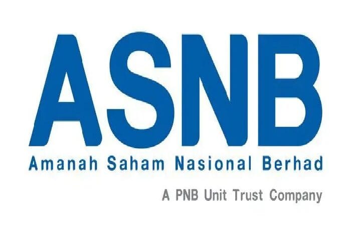 ASN B logo featuring the text 'Amanah Saham Nasional Berhad' and 'A PNB Unit Trust Company'