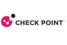 checkpoint - Wilayah.com.my Check Point logo: pink circular emblem with white network nodes and a black dot, followed by bold 'CHECK POINT' text.