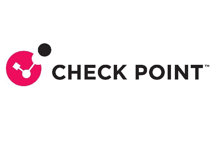 checkpoint - Wilayah.com.my Check Point logo: pink circular emblem with white network nodes and a black dot, followed by bold 'CHECK POINT' text.