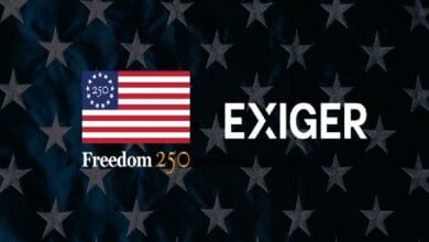 exiger 2 - Wilayah.com.my Graphic showing a US flag square with 'Freedom 250' next to the word 'EXIGER' on a dark starry background.