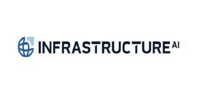 infrastructure - Wilayah.com.my Infrastructure AI logo with a blue globe icon and bold navy wordmark